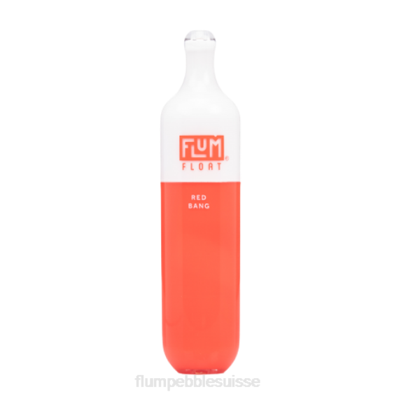FLUM FLOAT 3000 bouffées | Flum Pebble Vape Flavors H2R467 coup rouge