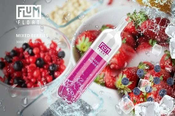 FLUM FLOAT 3000 bouffées | Flum Pebble Vape Near Me H2R459 Baies mélangées