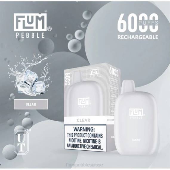 FLUM PEBBLES 6000 bouffées | Flum Pebble Berne H2R422 clair