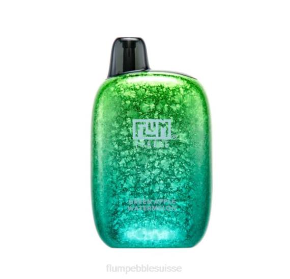 FLUM PEBBLES 6000 bouffées | Flum Pebble Review H2R435 pastèque pomme verte