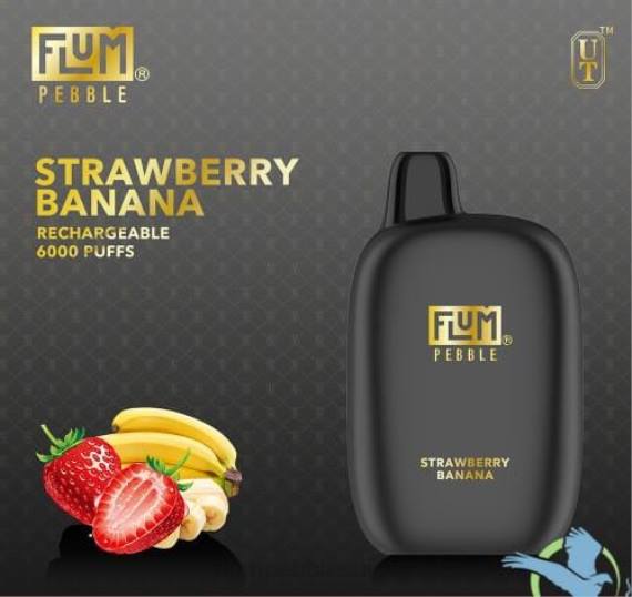 FLUM PEBBLES 6000 bouffées | Flum Pebble Vape Review H2R470 fraise banane